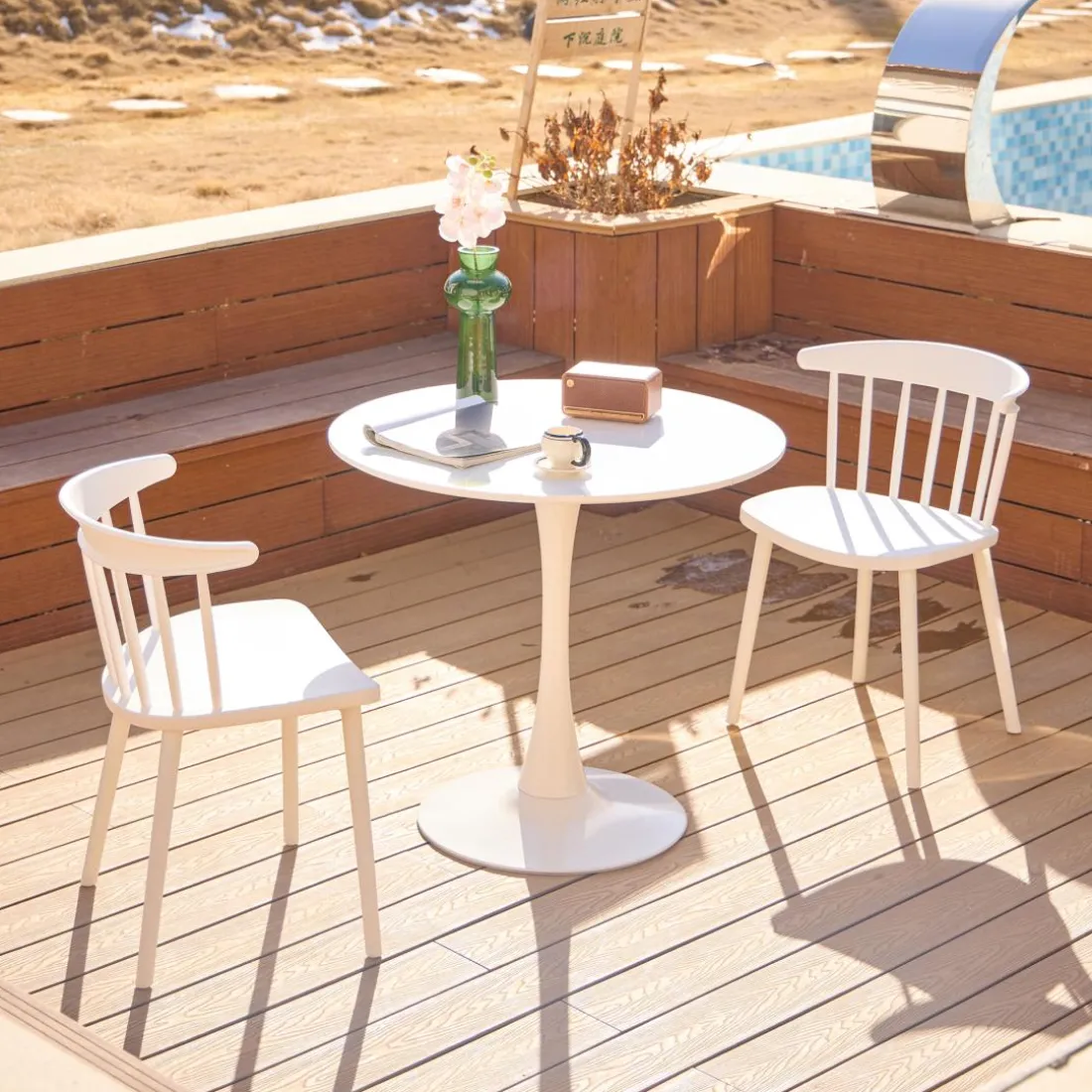 La chaise EXCHANGE design scandinave Blanc