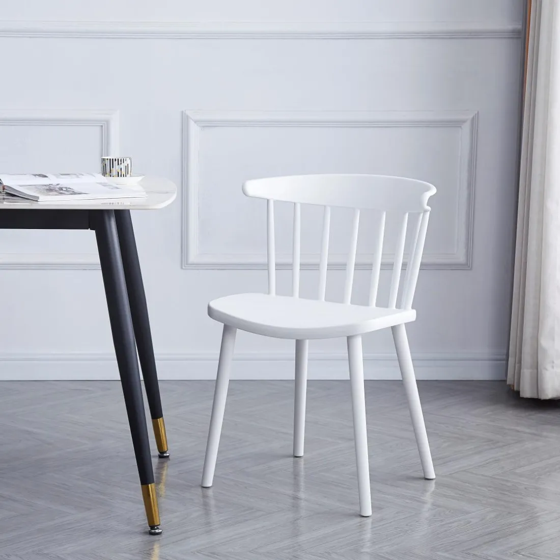 La chaise EXCHANGE design scandinave Blanc