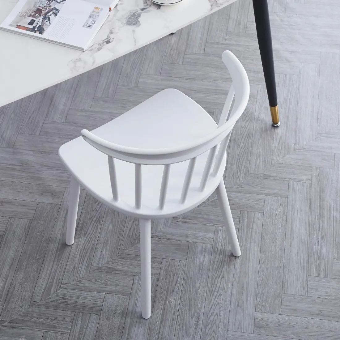 La chaise EXCHANGE design scandinave Blanc