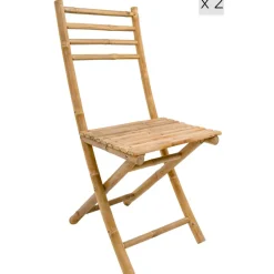 La chaise PALEMPANG design moderne et sa structure en bois massif marron