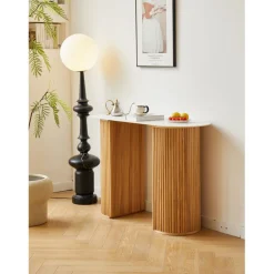 La console PIREUS design scandinave et sa structure en bois massif