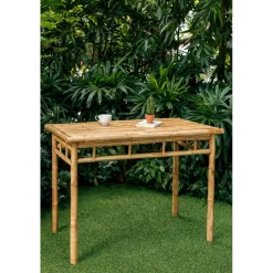 La table à manger BARU son design rustique et épuré pour 4 personnes