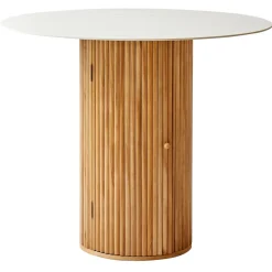 La table à manger HAVANA avec son design rustique et épuré facile à monter pour 4 personnes