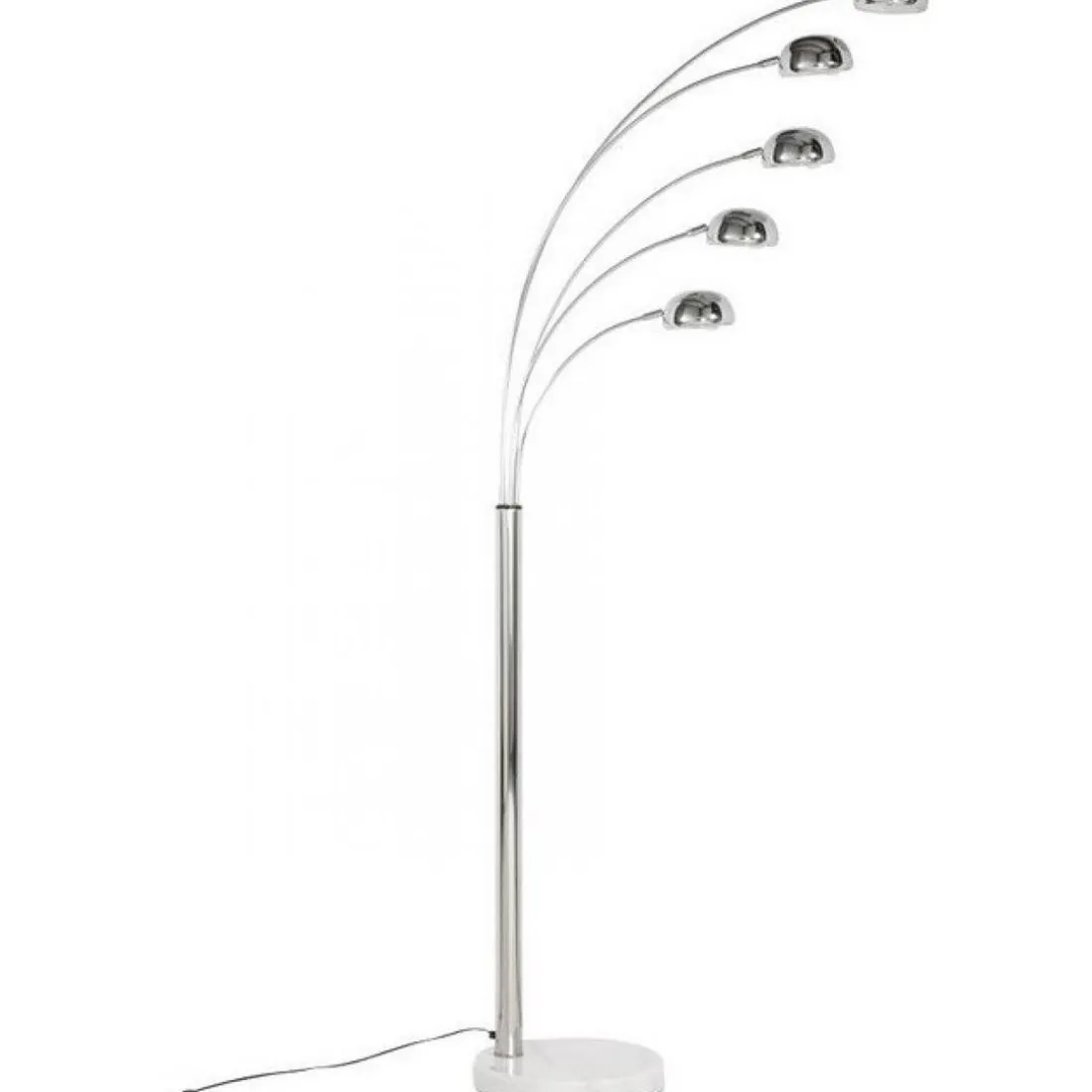 Lampadaire 5 Arcs chrome