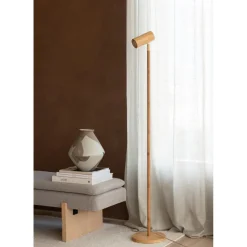 Lampadaire bambou Java naturel