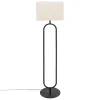 Lampadaire droit Alec noir