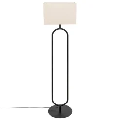 Lampadaire droit Alec noir