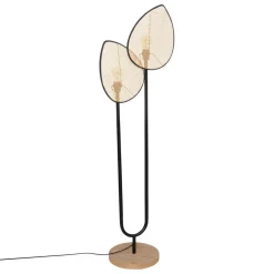 Lampadaire droit en métal