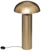 Lampe à Poser Cylindrique H100 CHAMPI Métal Doré