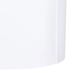 Lampe à poser design 'SPRING MINI' avec abat-jour blanc et trépied noir