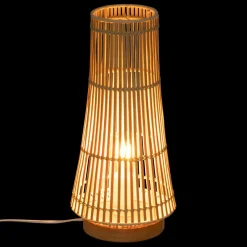 Lampe à poser en Bambou Mahe Naturel H38
