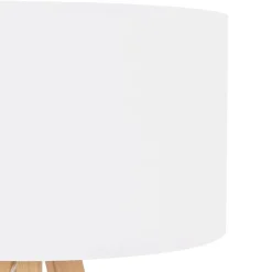 Lampe à poser trepied 'SPRING MINI' avec abat-jour blanc style scandinave