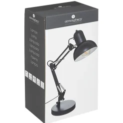 Lampe arc Bren noir H55,8cm