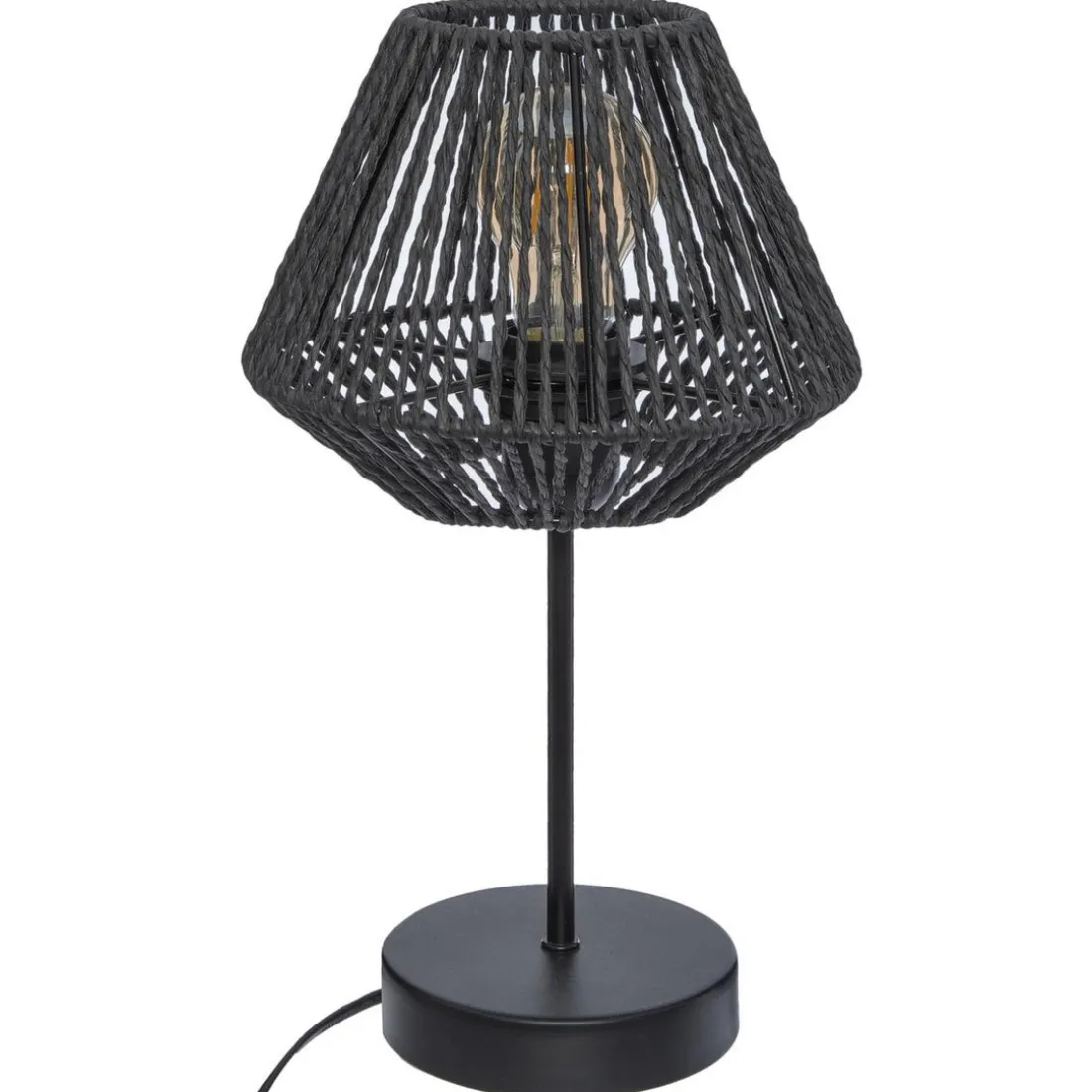 Lampe Corde Noir Jily
