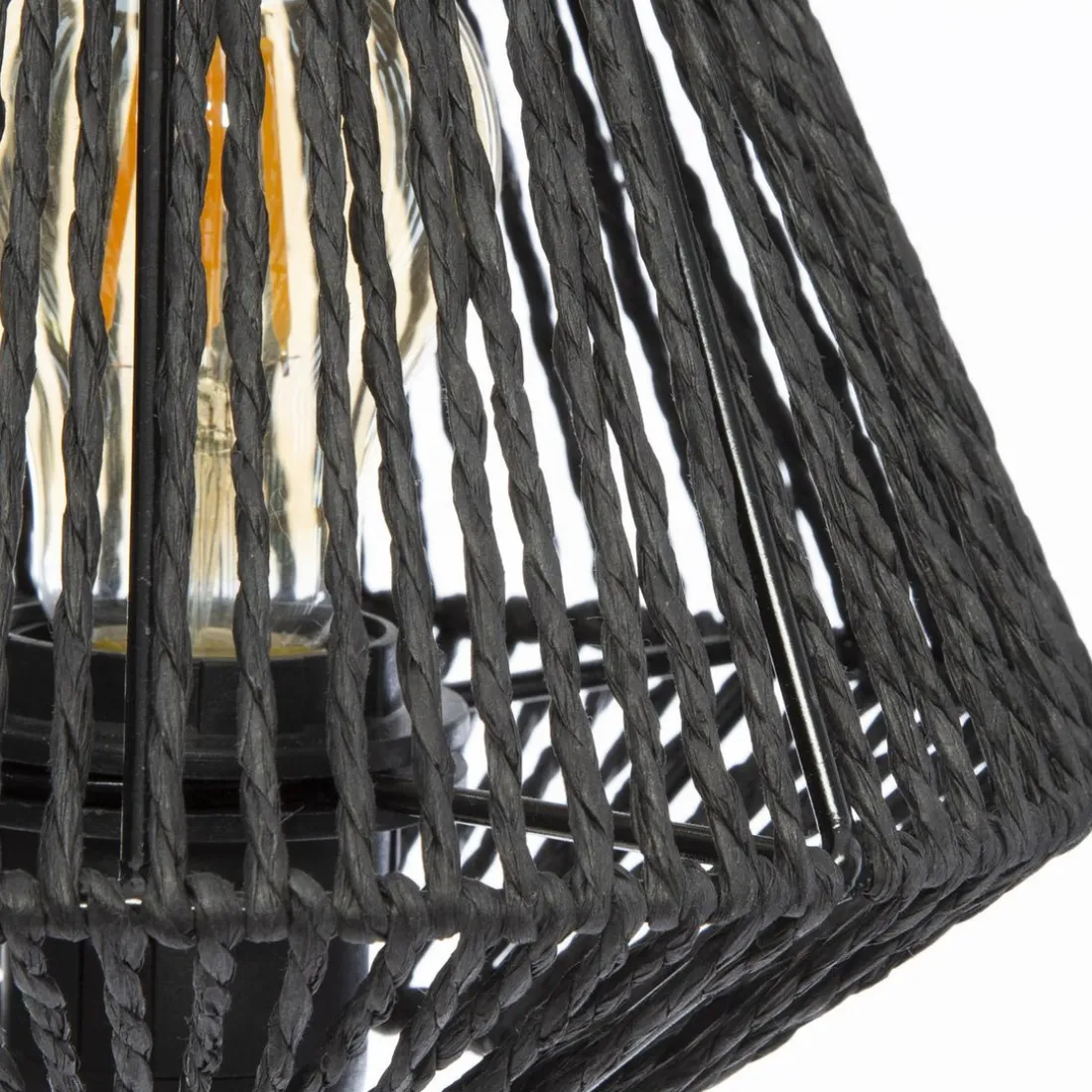 Lampe Corde Noir Jily