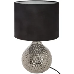 Lampe céramique martelé goutte H38