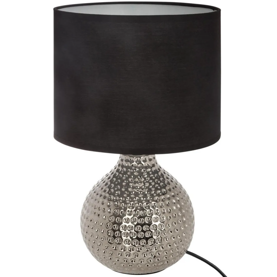 Lampe céramique martelé goutte H38
