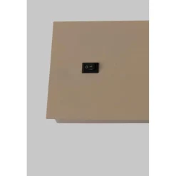 Lampe de table Boston sable abat-jour noir