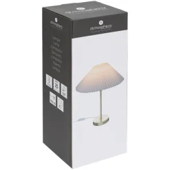 Lampe H47cm en métal blanc