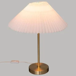 Lampe H47cm en métal blanc
