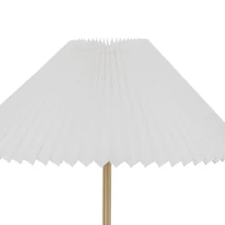Lampe H47cm en métal blanc