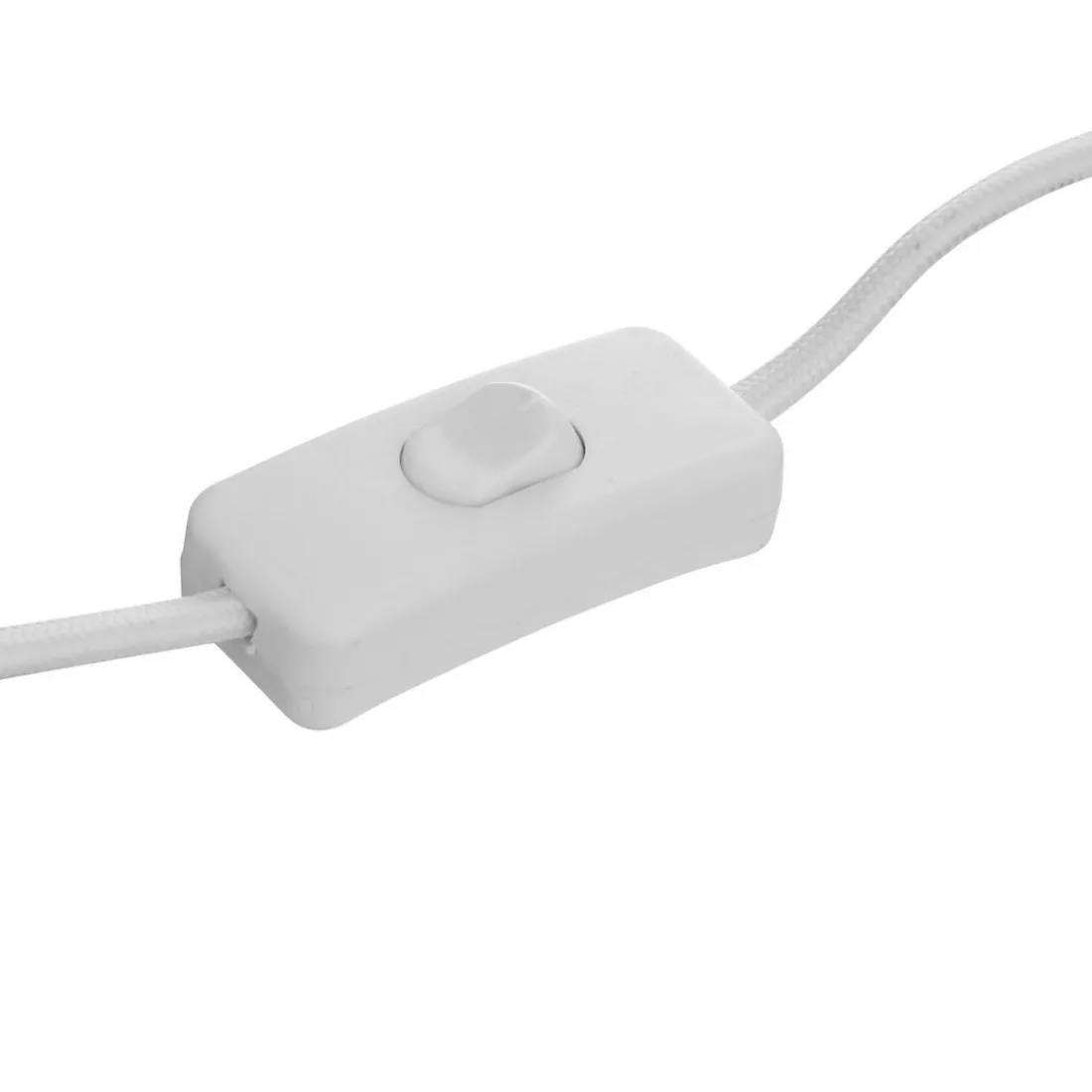 Lampe H47cm en métal blanc