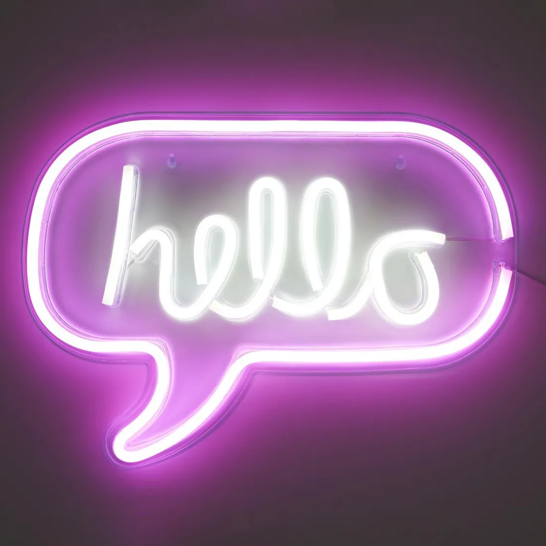 Lampe Néon Hello Acrylique USB