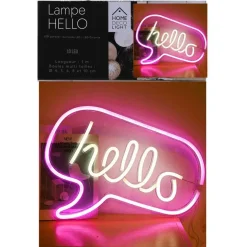 Lampe Néon Hello Acrylique USB