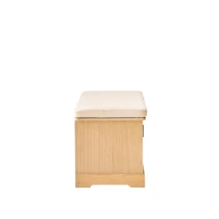 Le Banc CHIBA 1 porte et 2 rangements au style scandinave