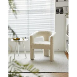 Le Fauteuil ARUSHA design moderne Blanc