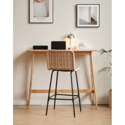 Le lot de tabourets BANGKOK design moderne et son élégant alliage de matières