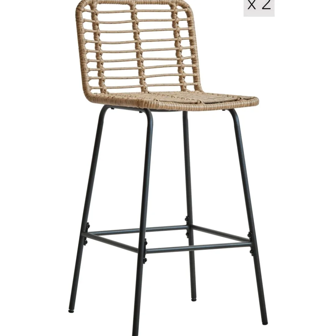 Le tabouret BANGKOK design moderne et son élégant alliage de matières