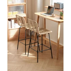 Le tabouret BANGKOK design moderne et son élégant alliage de matières