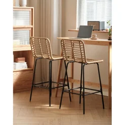 Le tabouret BANGKOK design moderne et son élégant alliage de matières