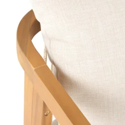 Les chaises intérieur extérieur en bois massif DELGADO design intemporel style scandinave