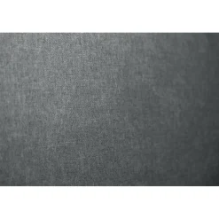 Lit avec tête de lit tapissier tissu et sommier tapissier gris anthracite