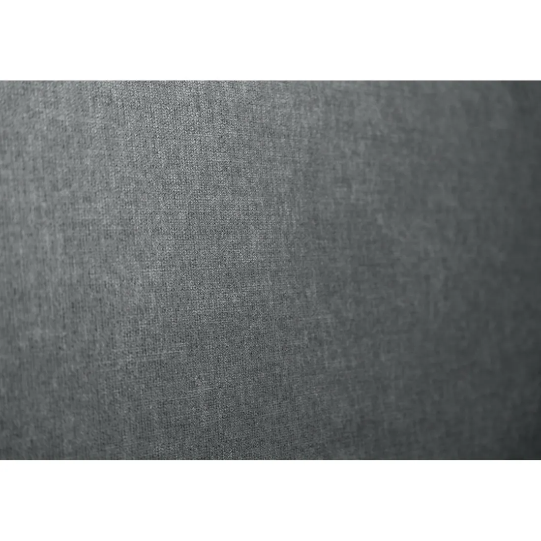 Lit avec tête de lit tapissier tissu et sommier tapissier gris anthracite