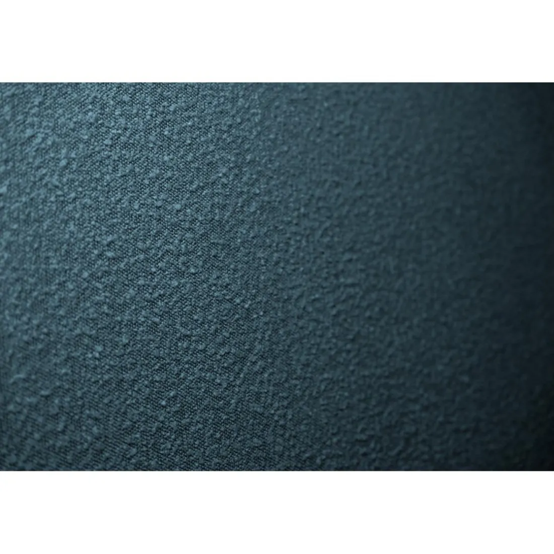 Lit avec tête de lit tapissier bouclette et sommier Bleu