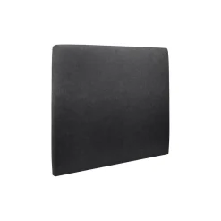 Lit coffre avec tête de lit tapissier Tissu Noir