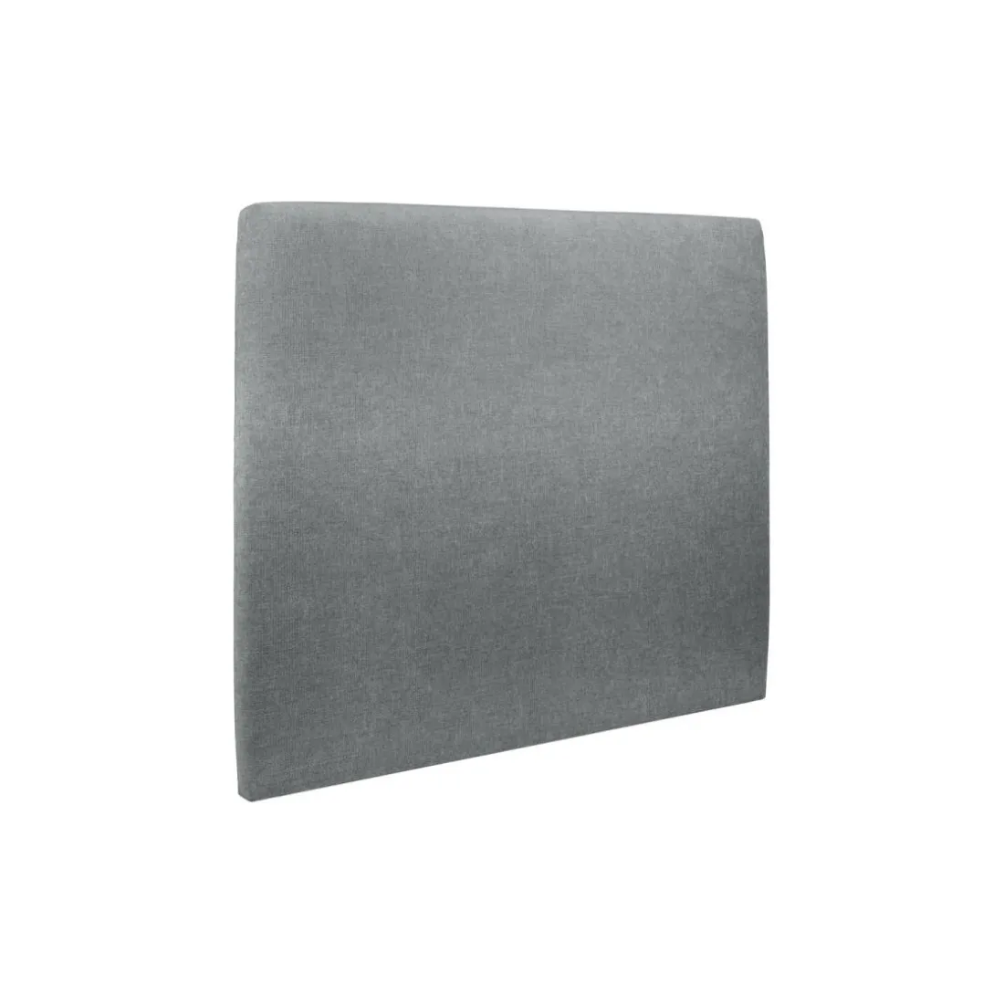 Lit coffre avec tête de lit tapissier Tissu Gris anthracite