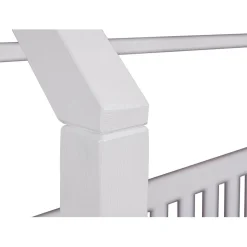 Lit FUNKY HOUSEBED 90x200cm blanc sanc sommier