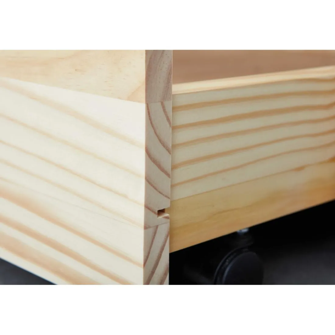 Lit Gigogne en Bois Massif Nature