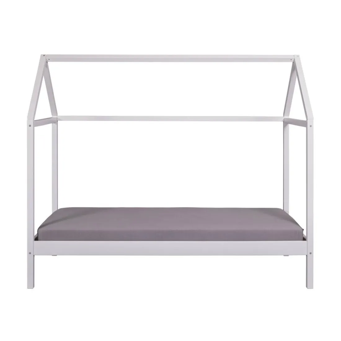 Lit SUN ROAD 90x200 blanc sans sommier