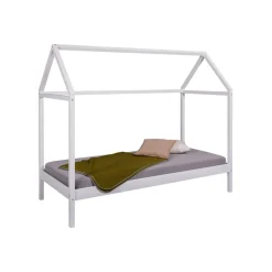 Lit SUN ROAD 90x200 blanc sans sommier