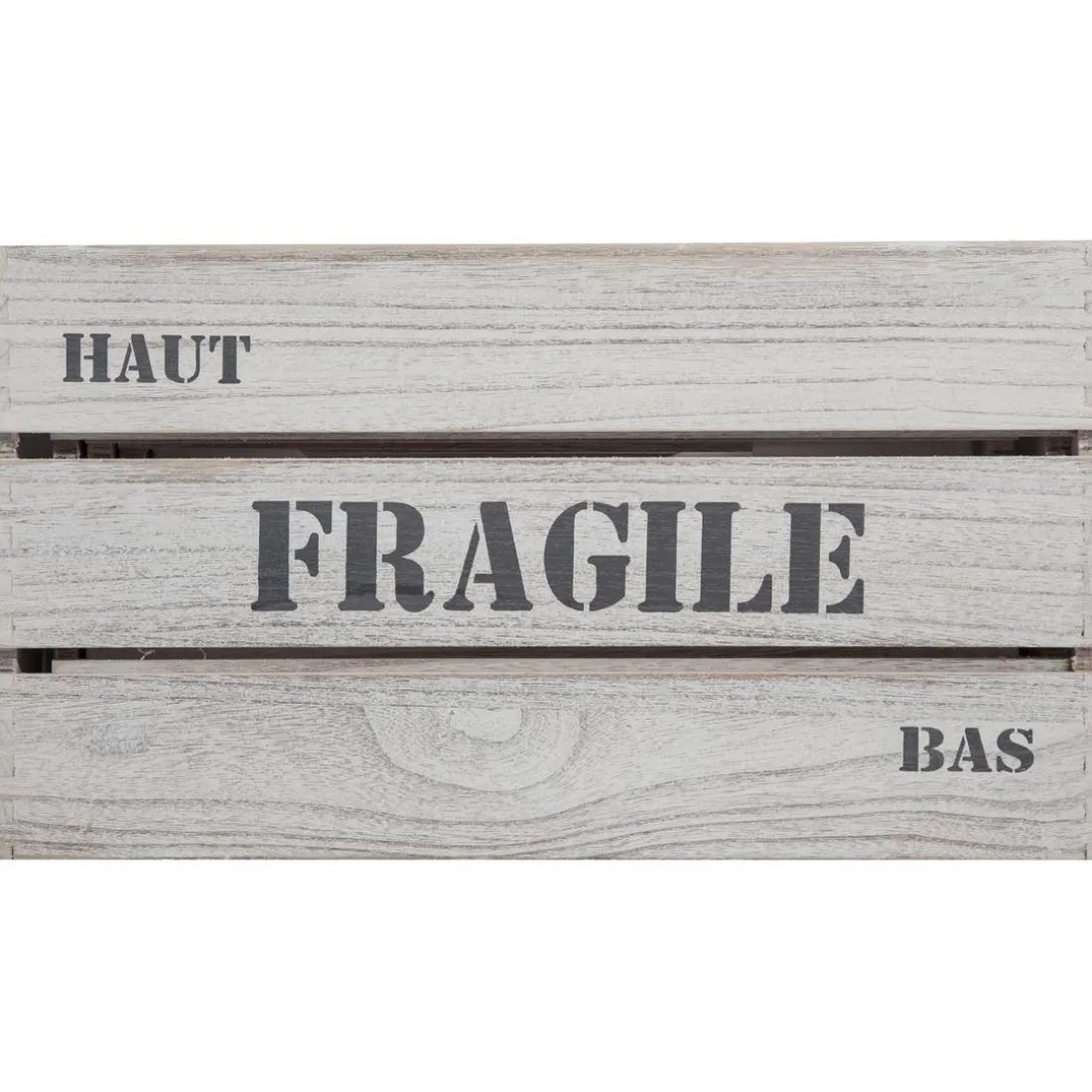 Lot de 6 cagettes en bois