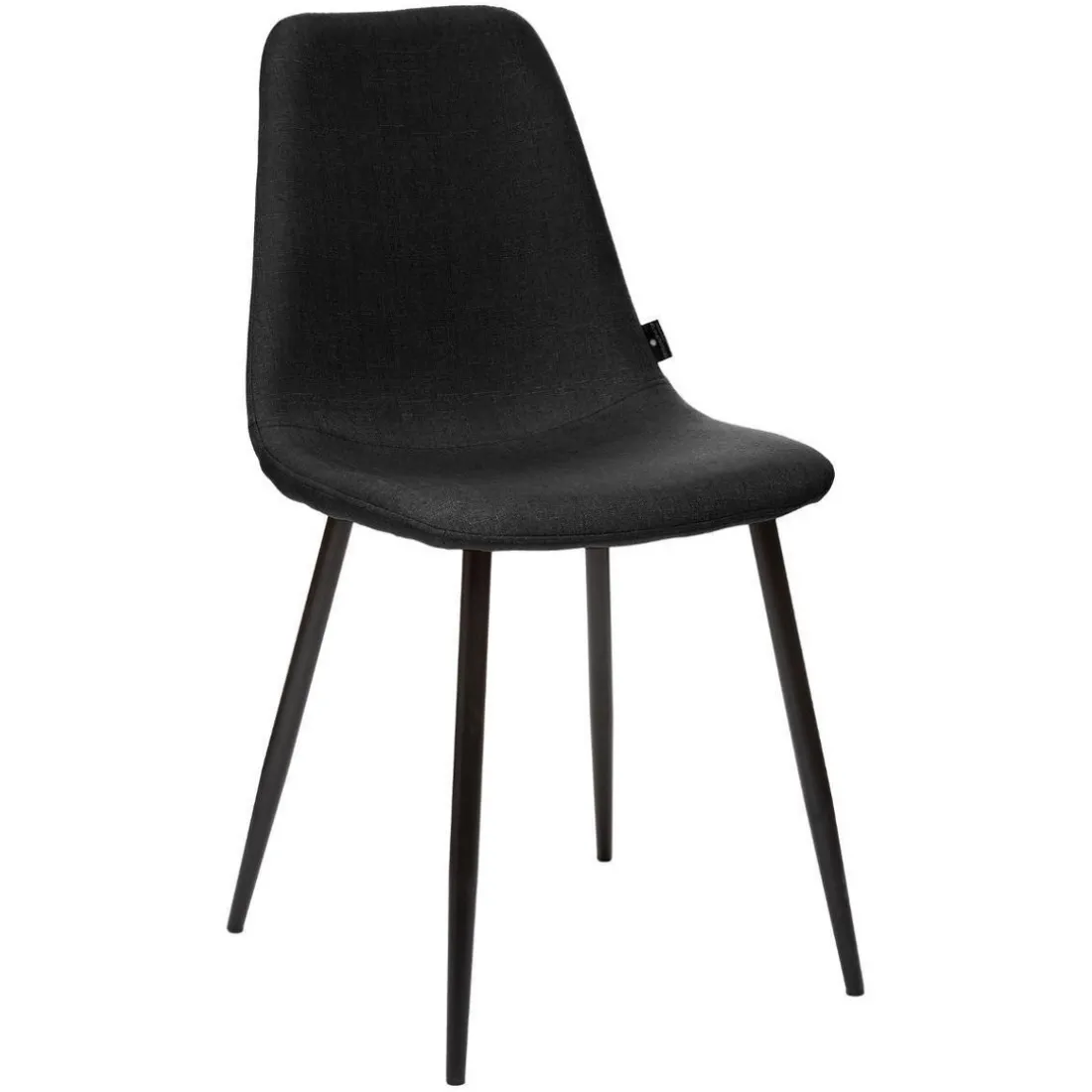 Lot de 2 chaises noires en métal
