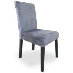 Lot De 2 Chaises SHALIMAN Velours Argent