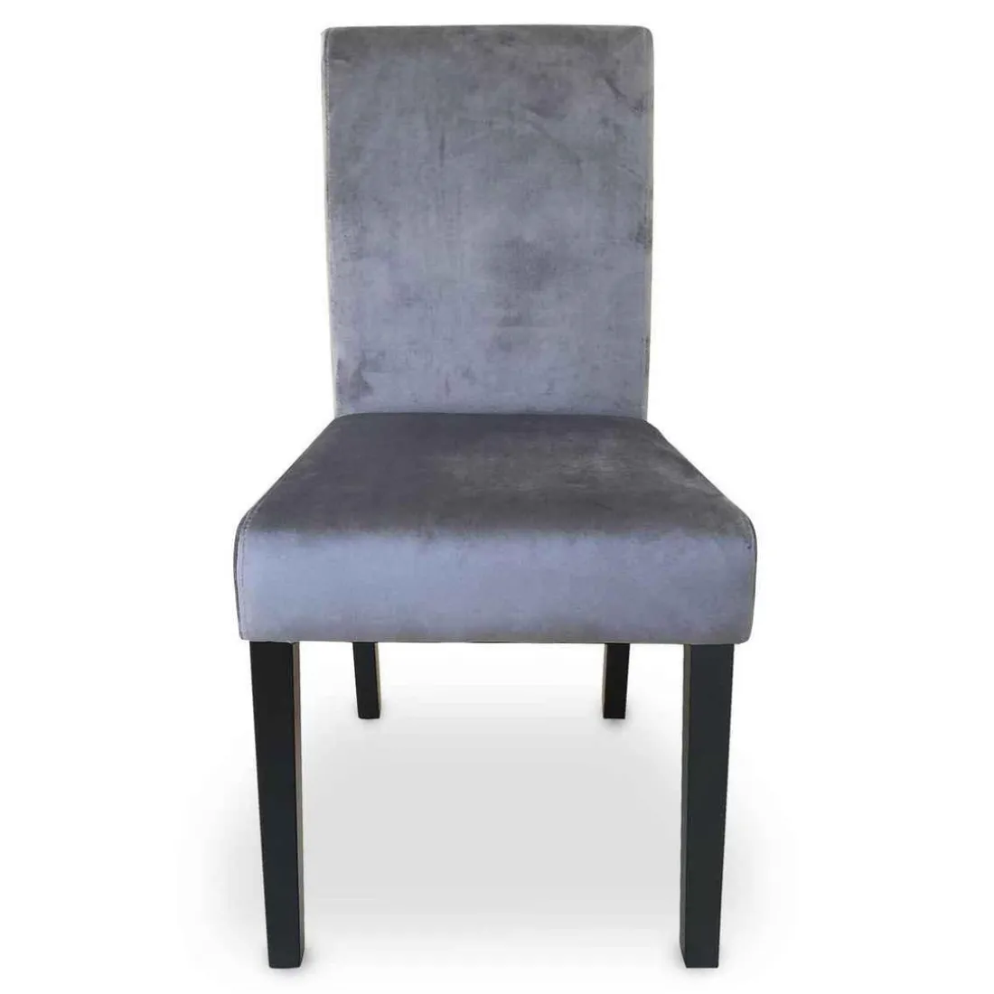 Lot De 2 Chaises SHALIMAN Velours Argent