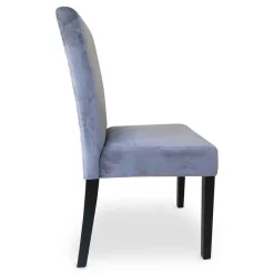 Lot De 2 Chaises SHALIMAN Velours Argent