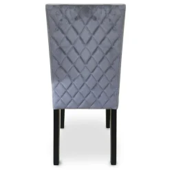 Lot De 2 Chaises SHALIMAN Velours Argent